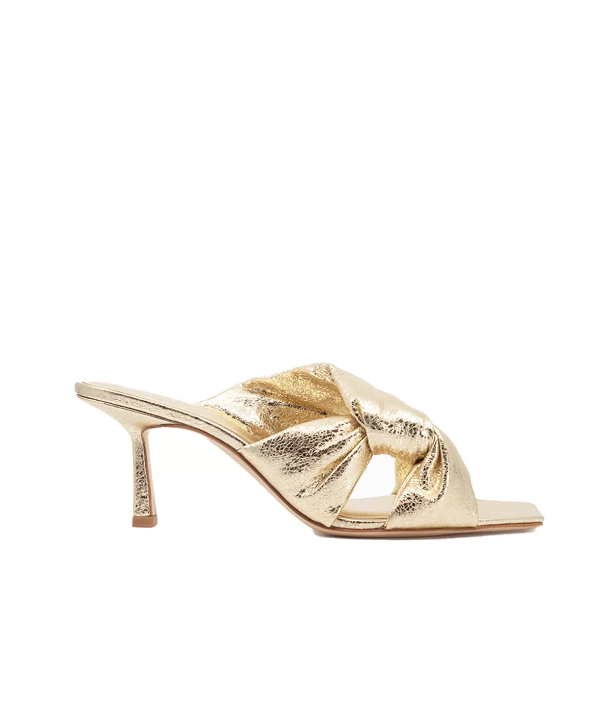 Studio Amelia Pillow Loop Heel in Gold Outlet