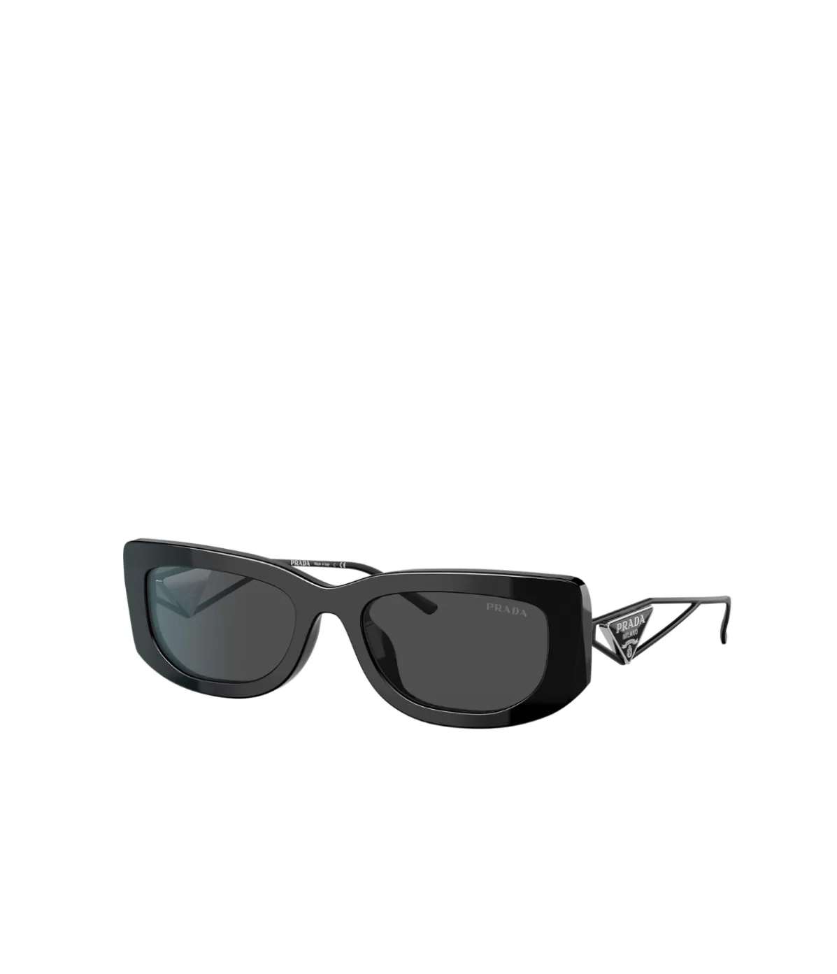 Prada Rectangle Sunglasses in Black Best Sale