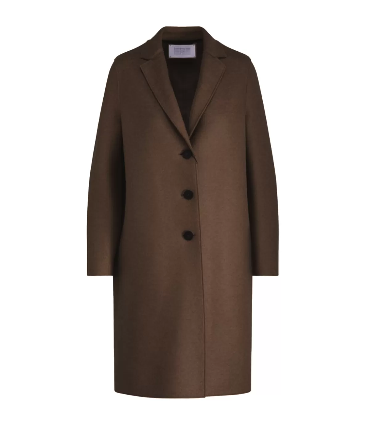 Harris Wharf London Pressed Wool Overcoat in Teddy Brown Best