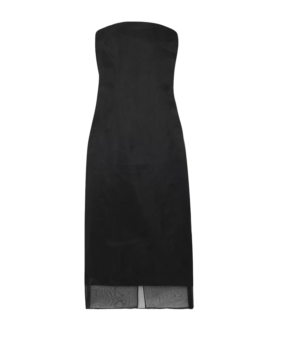 Gauge81 Punta Strapless Midi Dress in Black Flash Sale