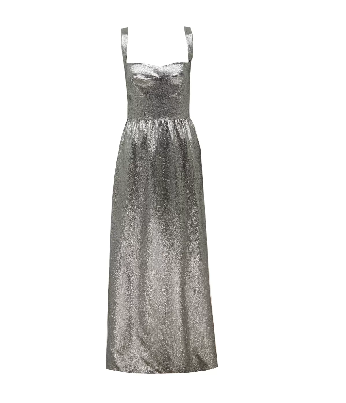 Saloni Rachel Bodice Gown in Silver Hot