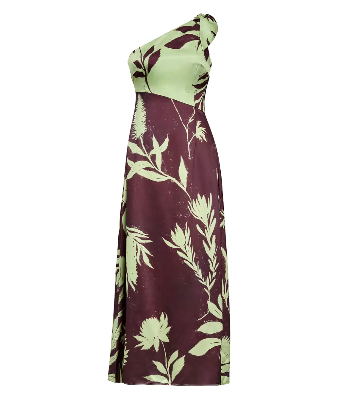 Roame Riviera One Shoulder Maxi Dress in Australiana Floral Discount