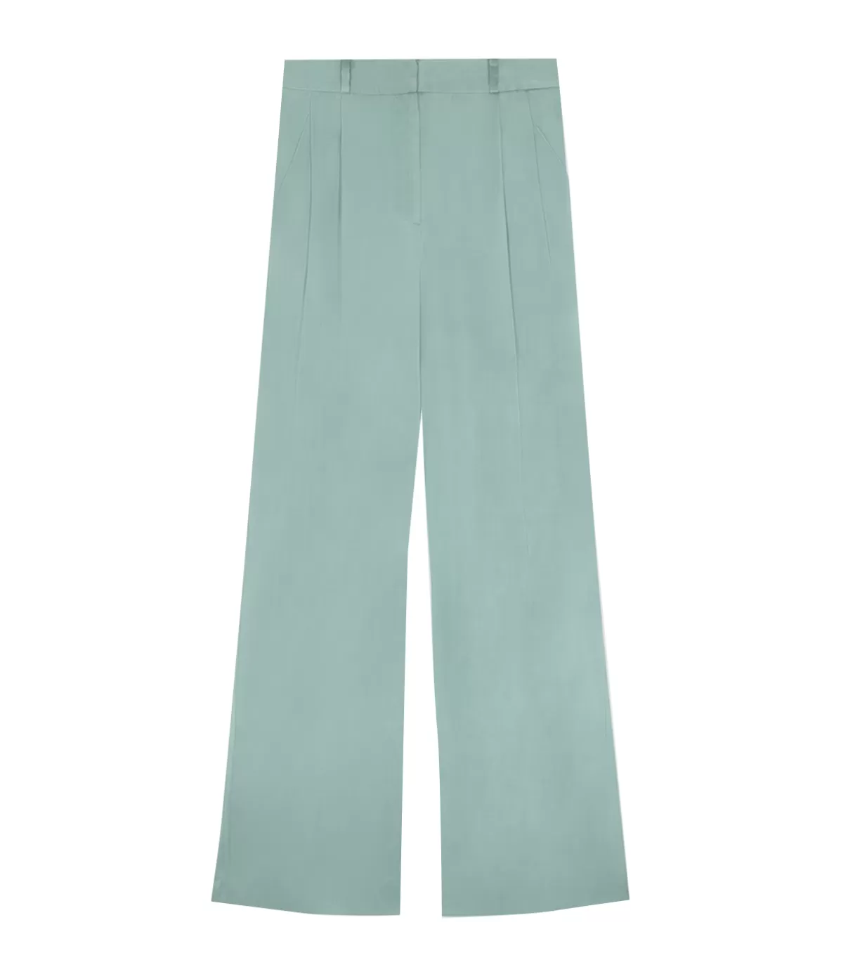 Loulou Studio Ross Wide Leg Pants in Aqua Cheap