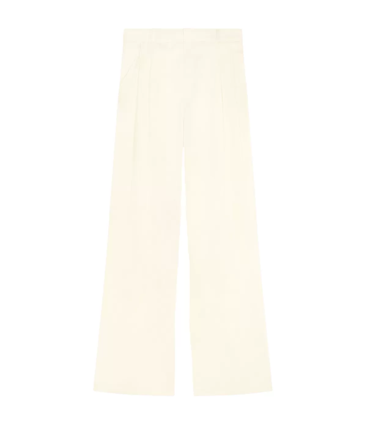 Loulou Studio Ross Wide Leg Pants in Ivory Discount