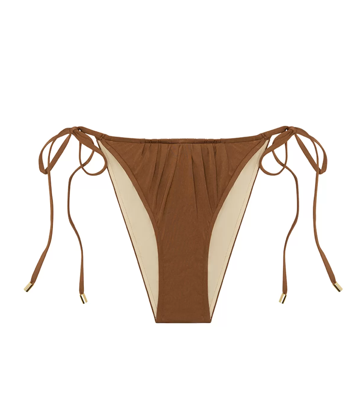 Peony Ruched String Pant in Maple Flash Sale