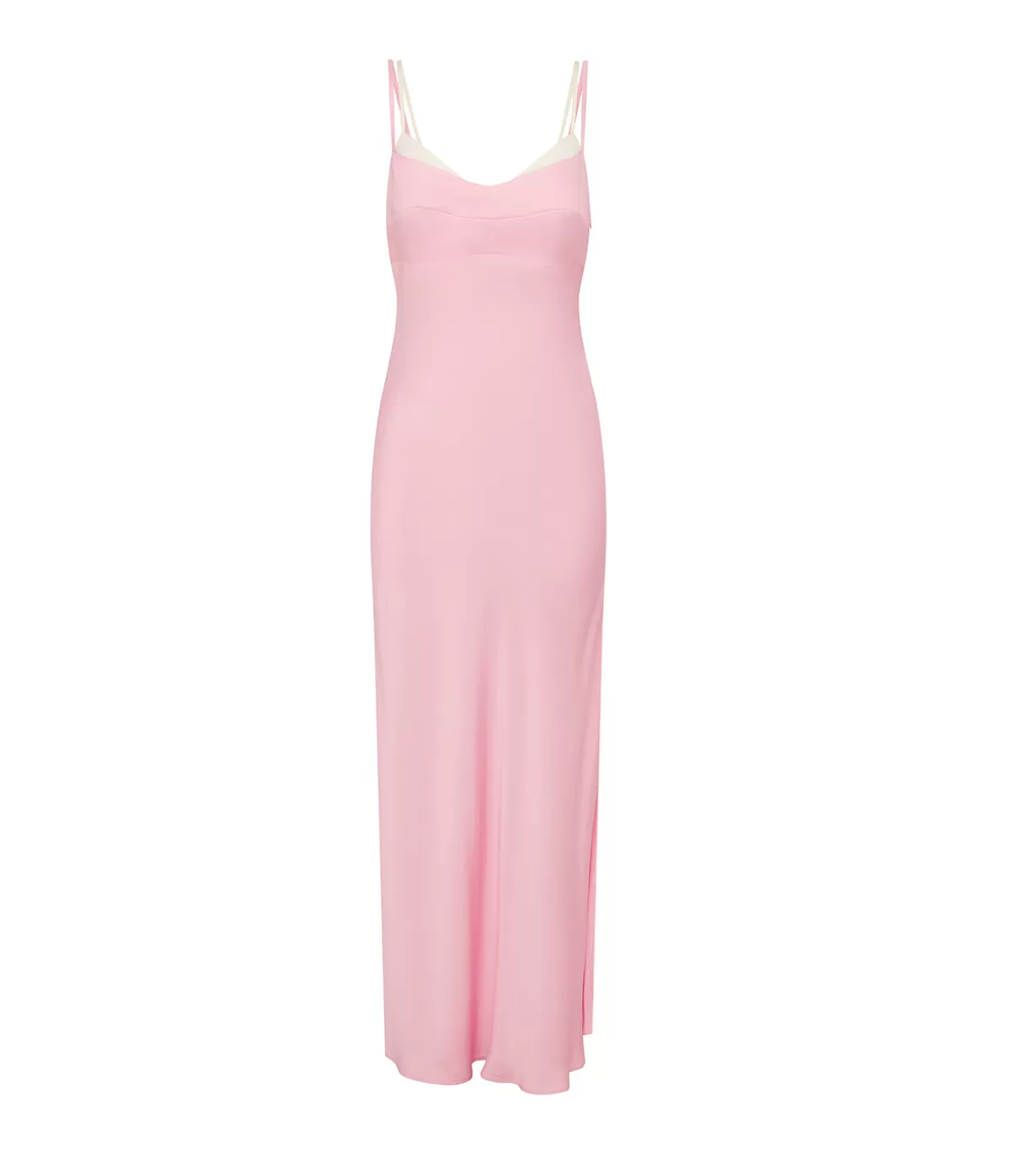 Jillian Boustred Sadie Two Tone Slip Dress in Peony New