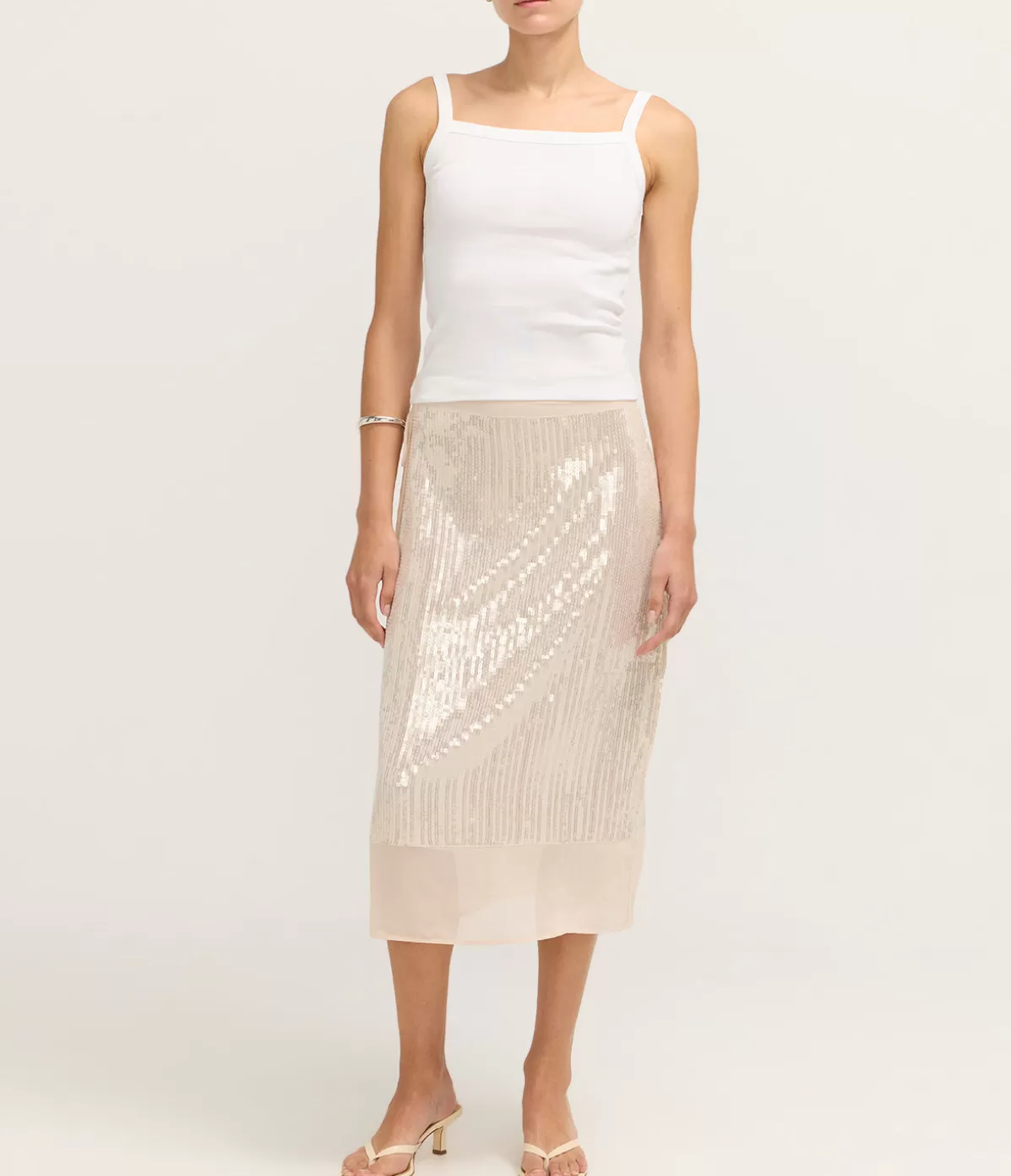 Samsoe Samsoe Salike Skirt in Clear Cream New