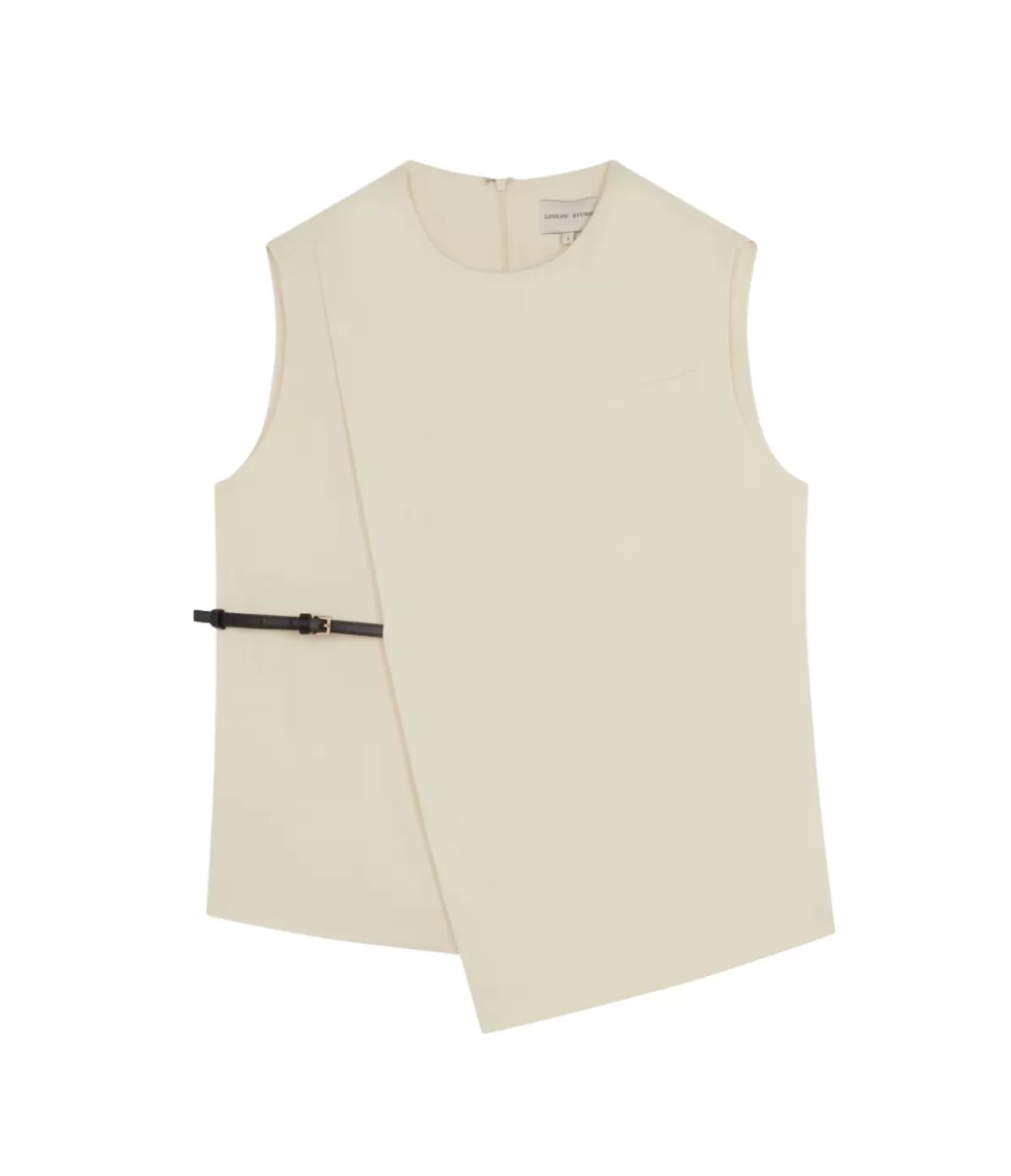 Loulou Studio Sambac Sleeveless Top in Ivory New