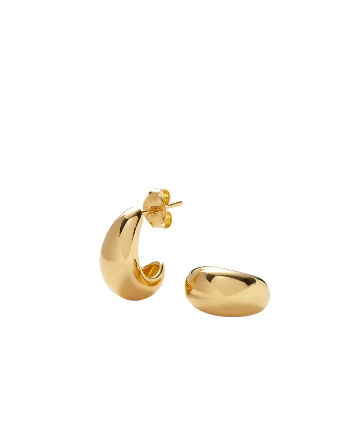 Missoma Savi Dome Small Hoop Earring in Gold Best