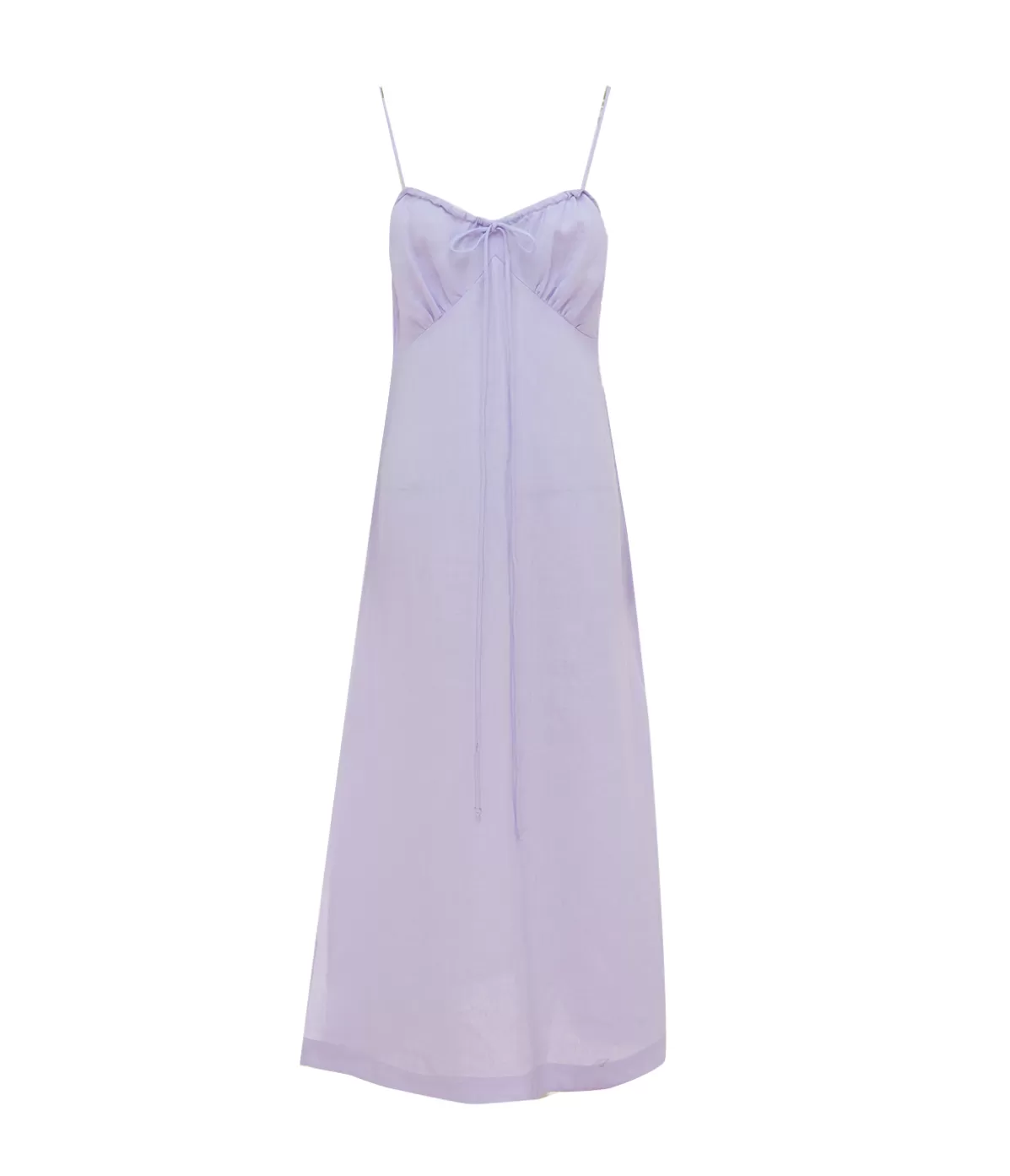 Casa Raki Selina Linen Slip Dress in Lilac Shop