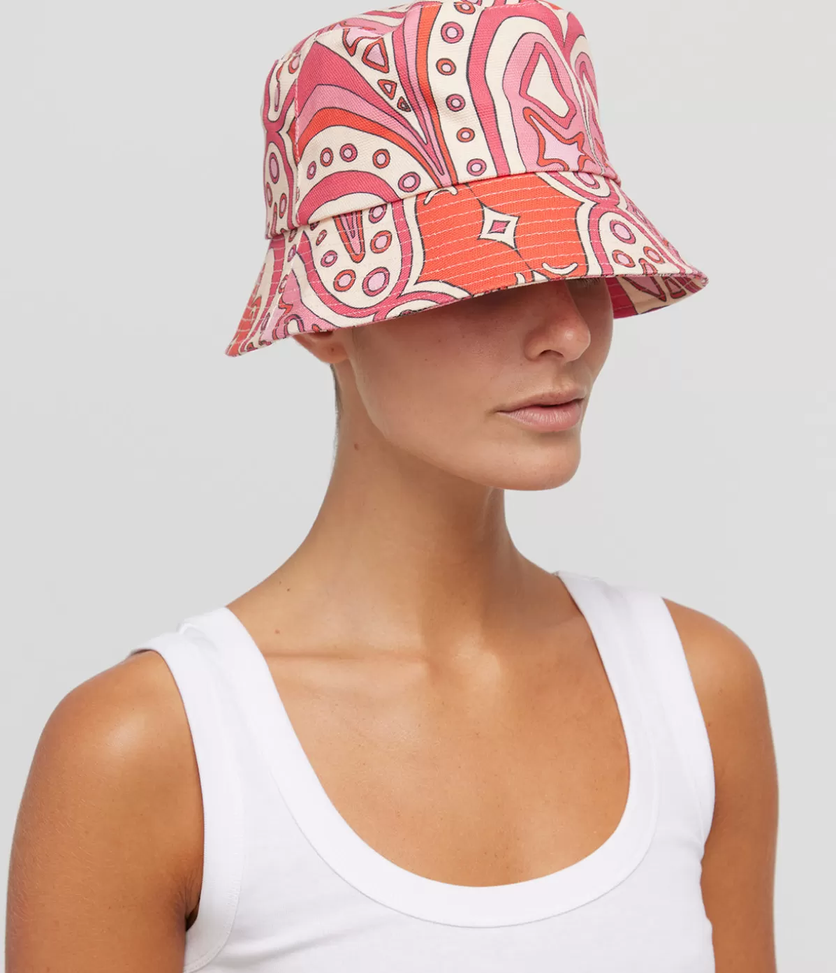 Lack of Color Shore Bucket Hat in Retro Pink Best