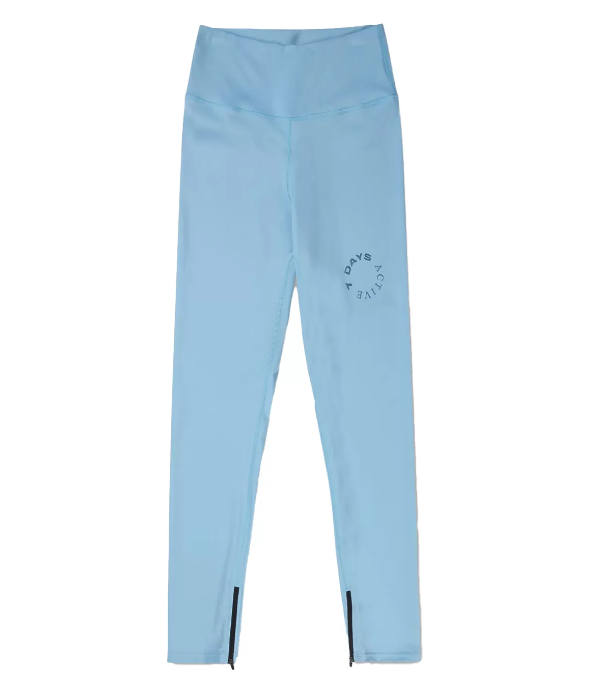 7 Days Active Signature Zip Tights in Dusk Blue Store