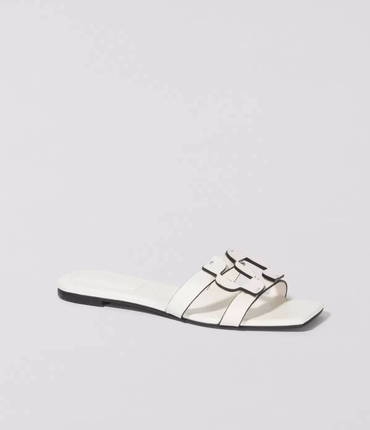 Simkhai Monogram Flat Slide in Ivory Cheap