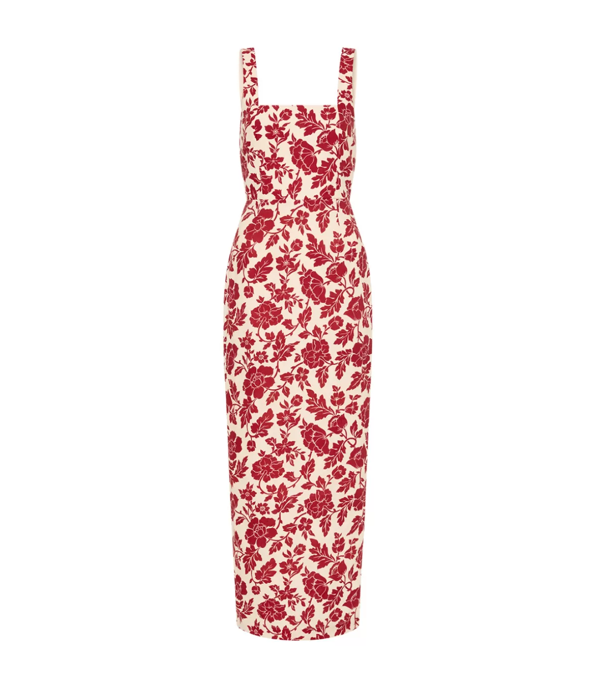 Posse Skyla Column Dress in Deep Red and Oat Outlet