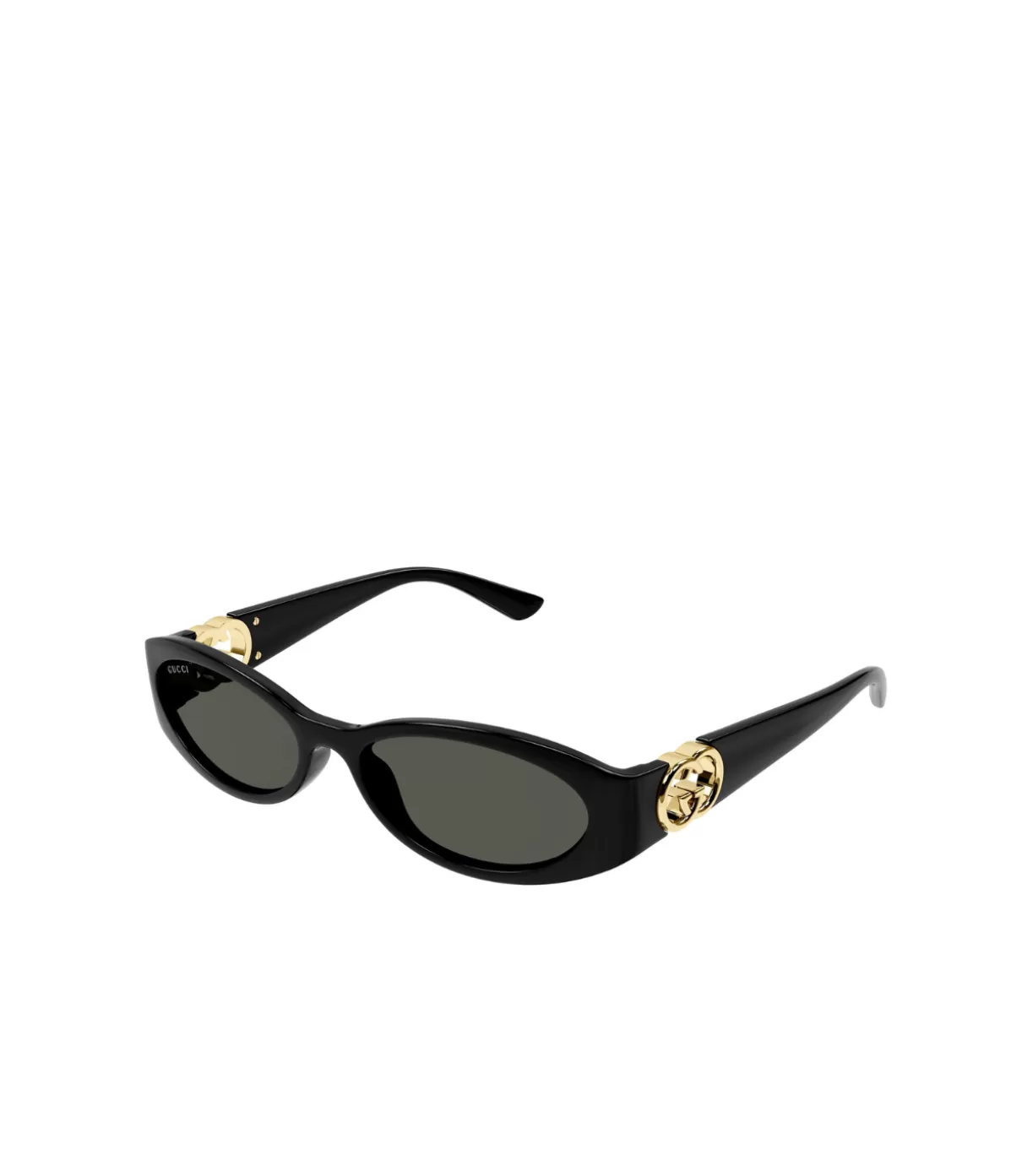 Gucci Slim Frame Monogram Sunglasses in Black Store