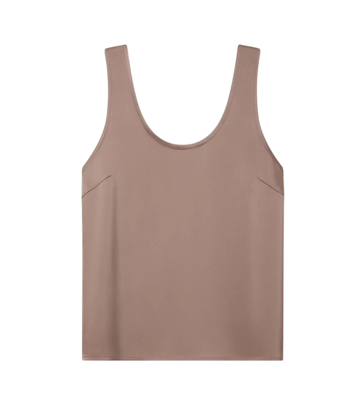 A.Emery Sloane Satin Tank in Mocha Shop