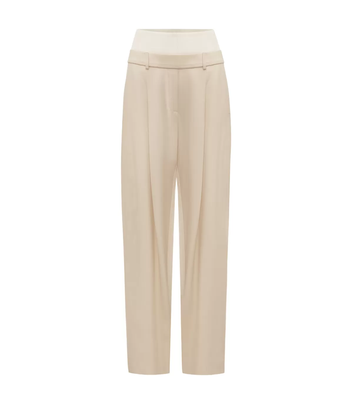 Esse Studios Sommar Due Trouser in Crema/Ivory Discount