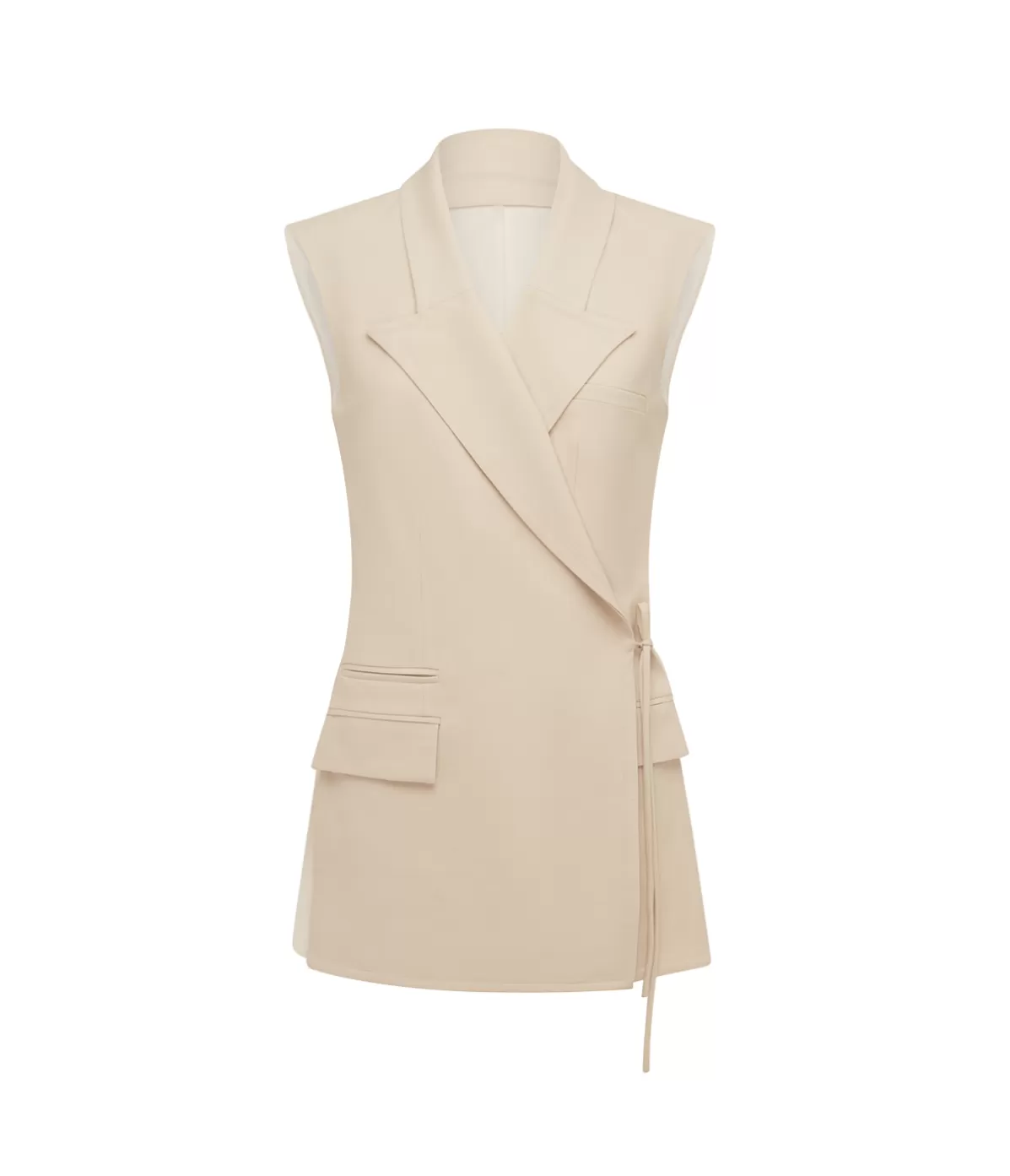 Esse Studios Sommar Waistcoat in Crema Sale