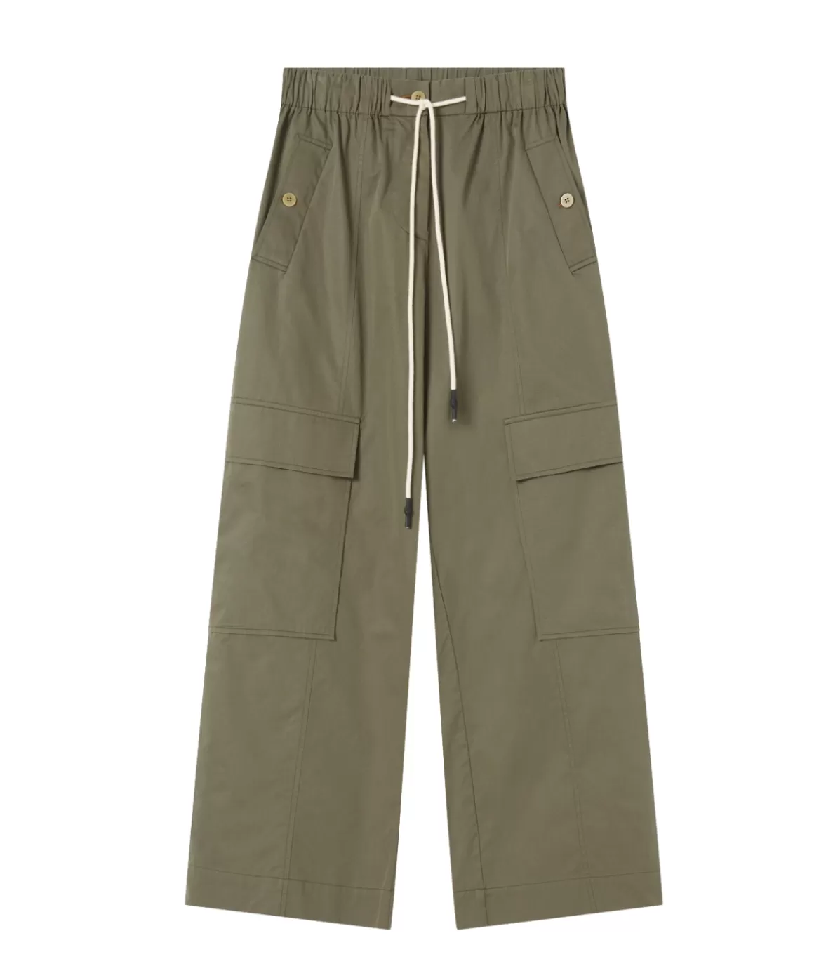 Lee Mathews Stanley Relaxed Pant in Khaki Cheap