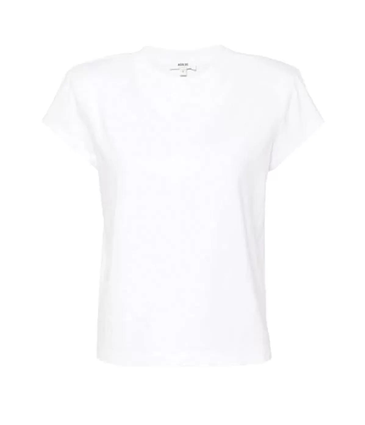 Agolde Sulma Drop Shoulder Tee in White Fashion