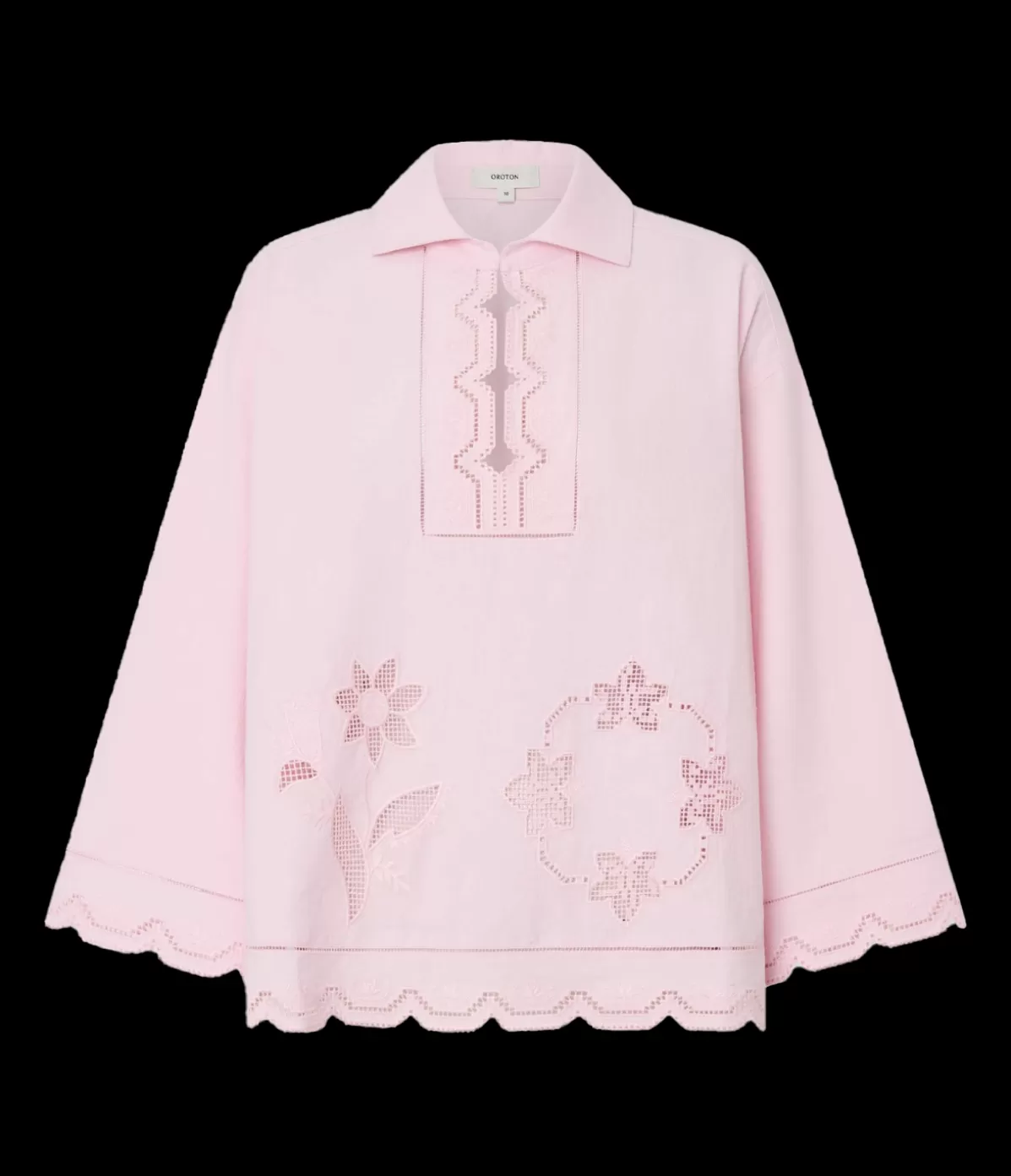 Oroton Table Cloth Lace Top in Ballet Pink Outlet