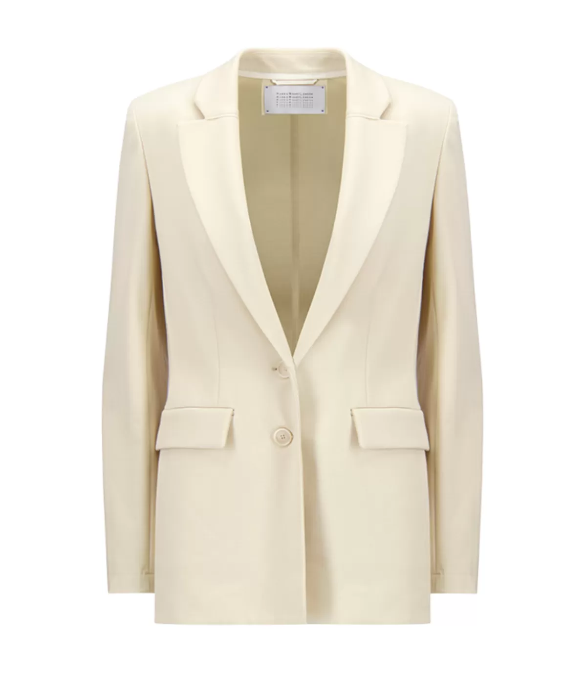 Harris Wharf London Tailored Techno Viscose Blazer in Ivory Outlet