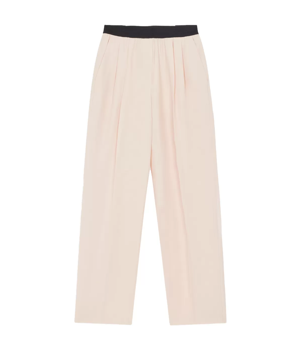 Loulou Studio Takaroa Elastic Pants in Cream Rose Outlet