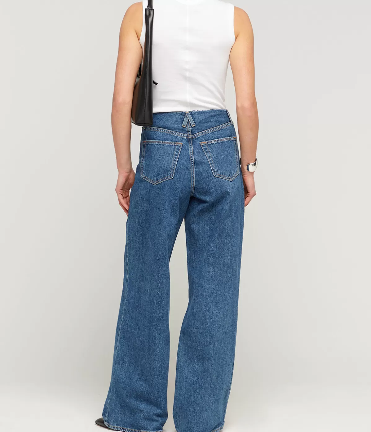 SLVRLAKE Taylor Low Rise Wide Leg in Sweet Memory Best