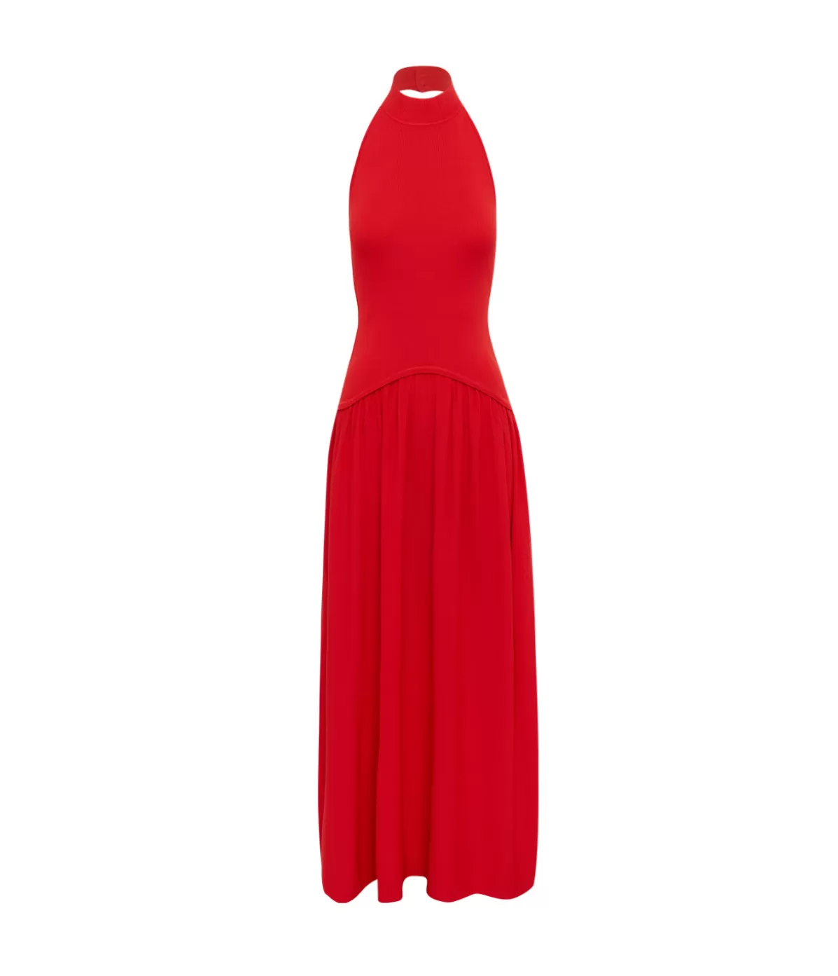 Solid and Striped The Halter Soglio Dress in Apple Red Cheap