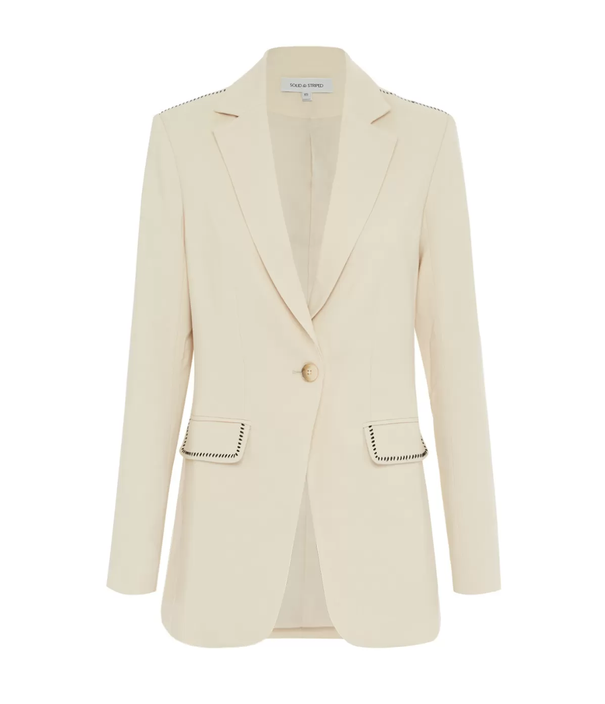 Solid and Striped The Harlow Blazer in Clay Fashion