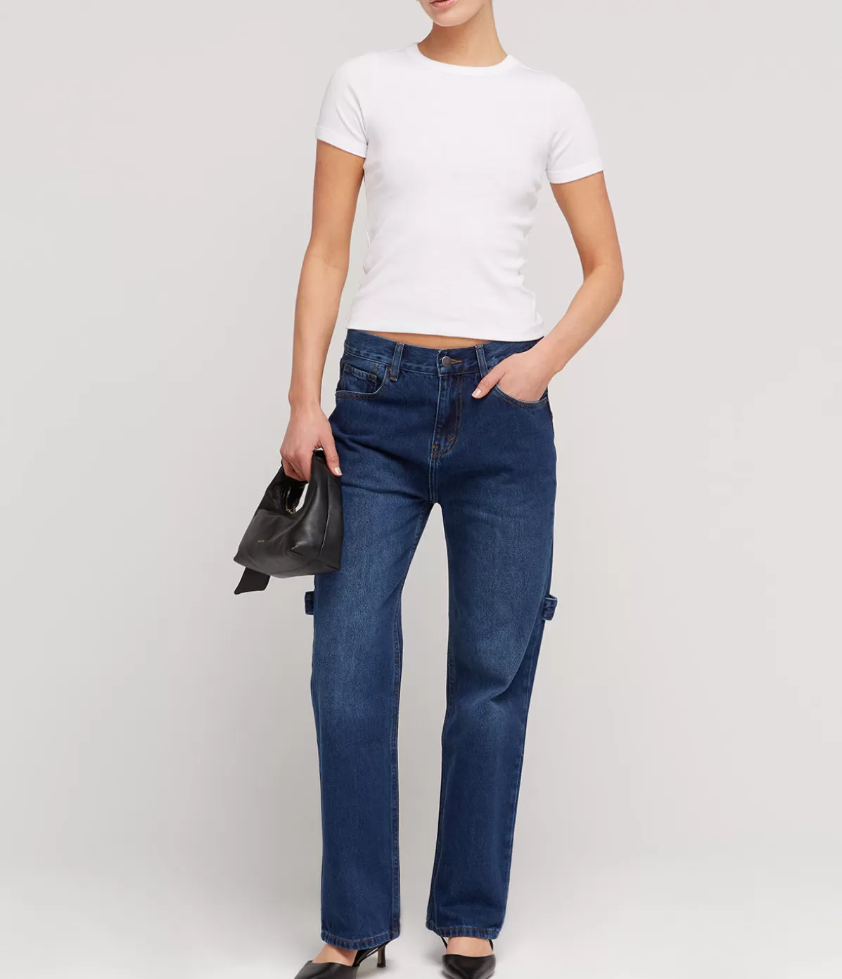 Wynn Hamlyn Tool Slouch Jean in Indigo Cheap