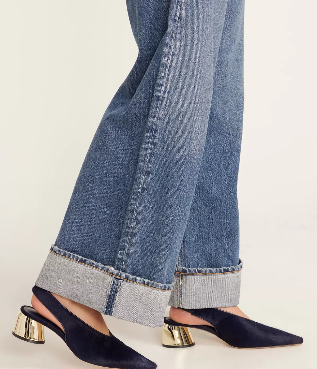 Studio Amelia Toro Slingback Heel in Navy Online