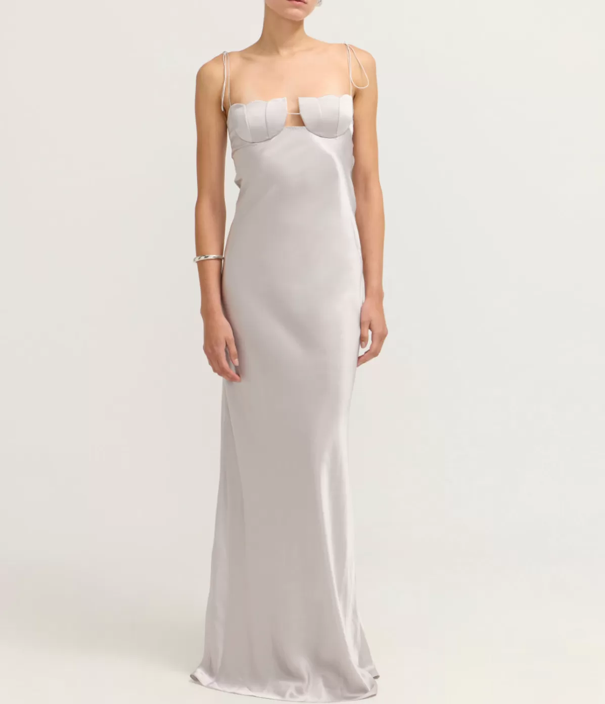 Anna October Tulip Maxi Dress in Silver Hot