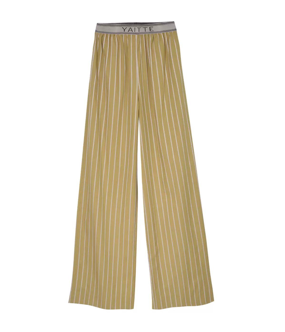 Yaitte Tulum Striped Trouser in Mustard Cheap