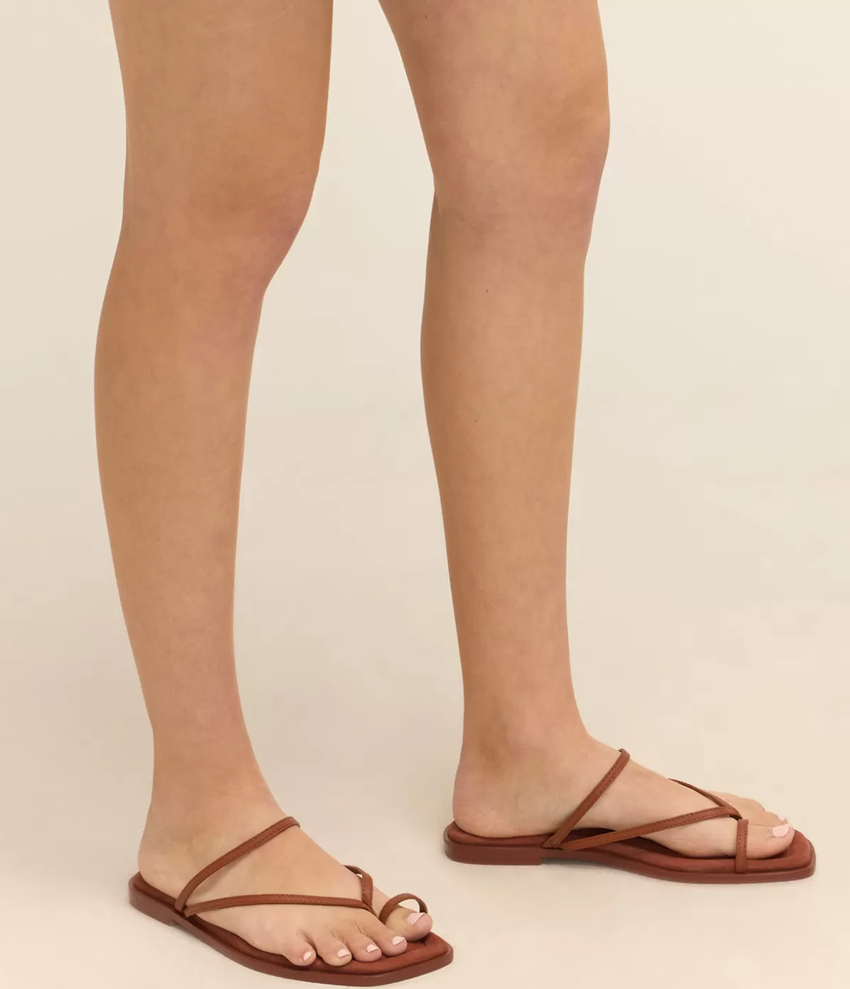 A.Emery Turner Suede Sandal in Sienna Hot