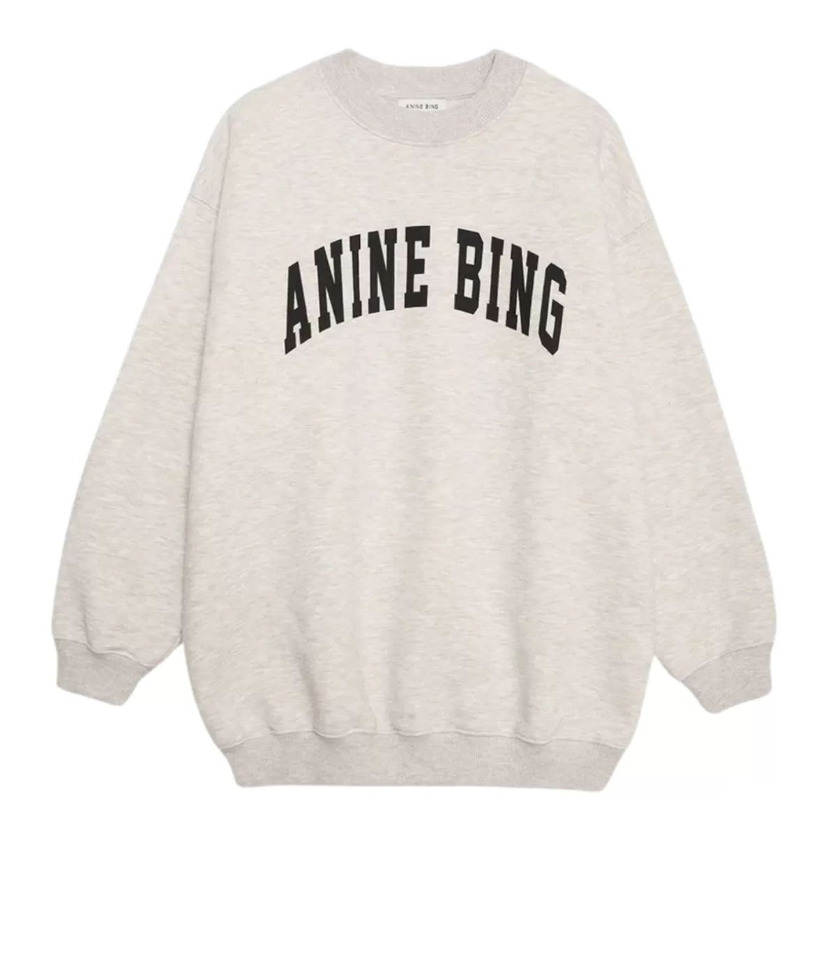 Anine Bing Tyler Sweatshirt in Oat Melange Flash Sale