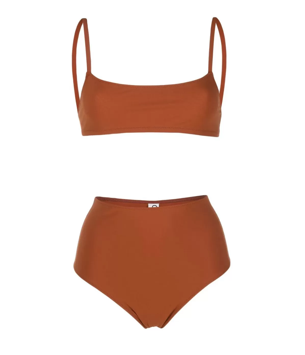 LIDO Undici High Waisted Bikini in Terracotta Discount