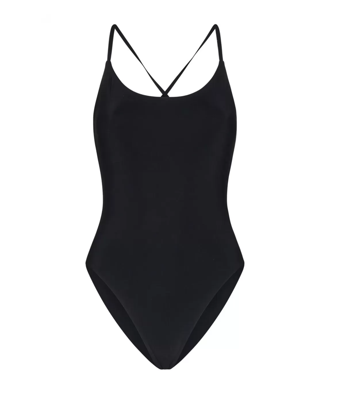 LIDO Uno Cross Back One Piece in Black Cheap