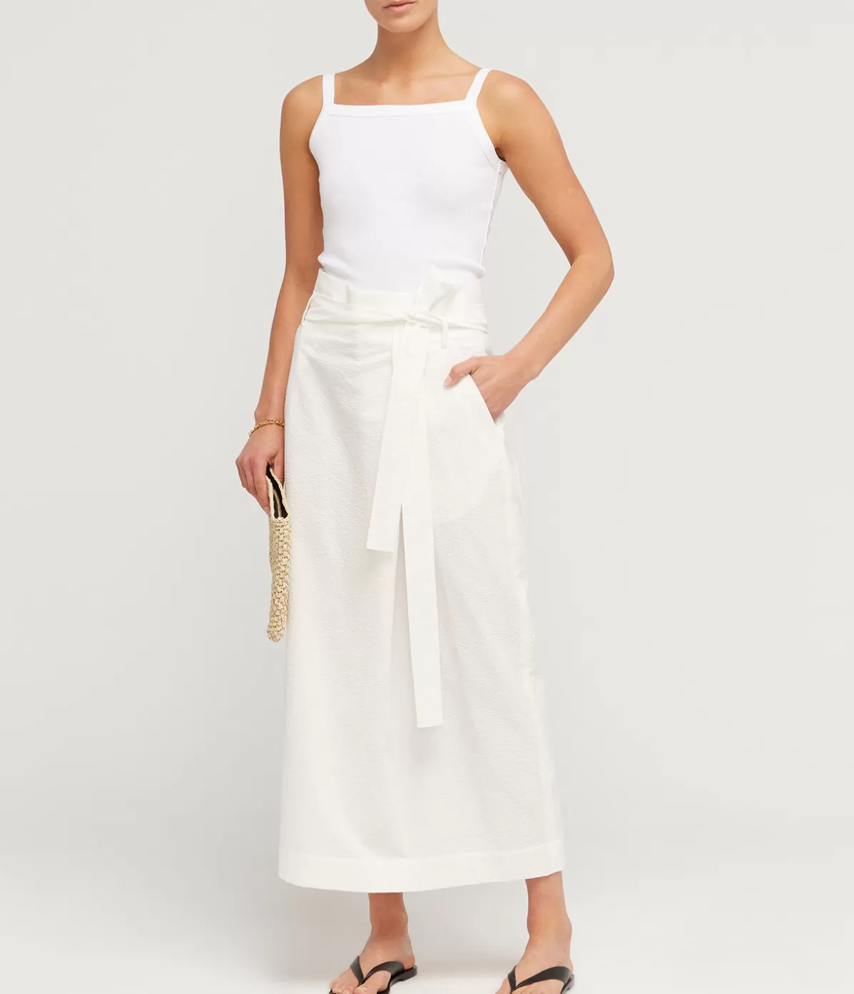 A.Emery Ven Skirt in Parchment Best Sale