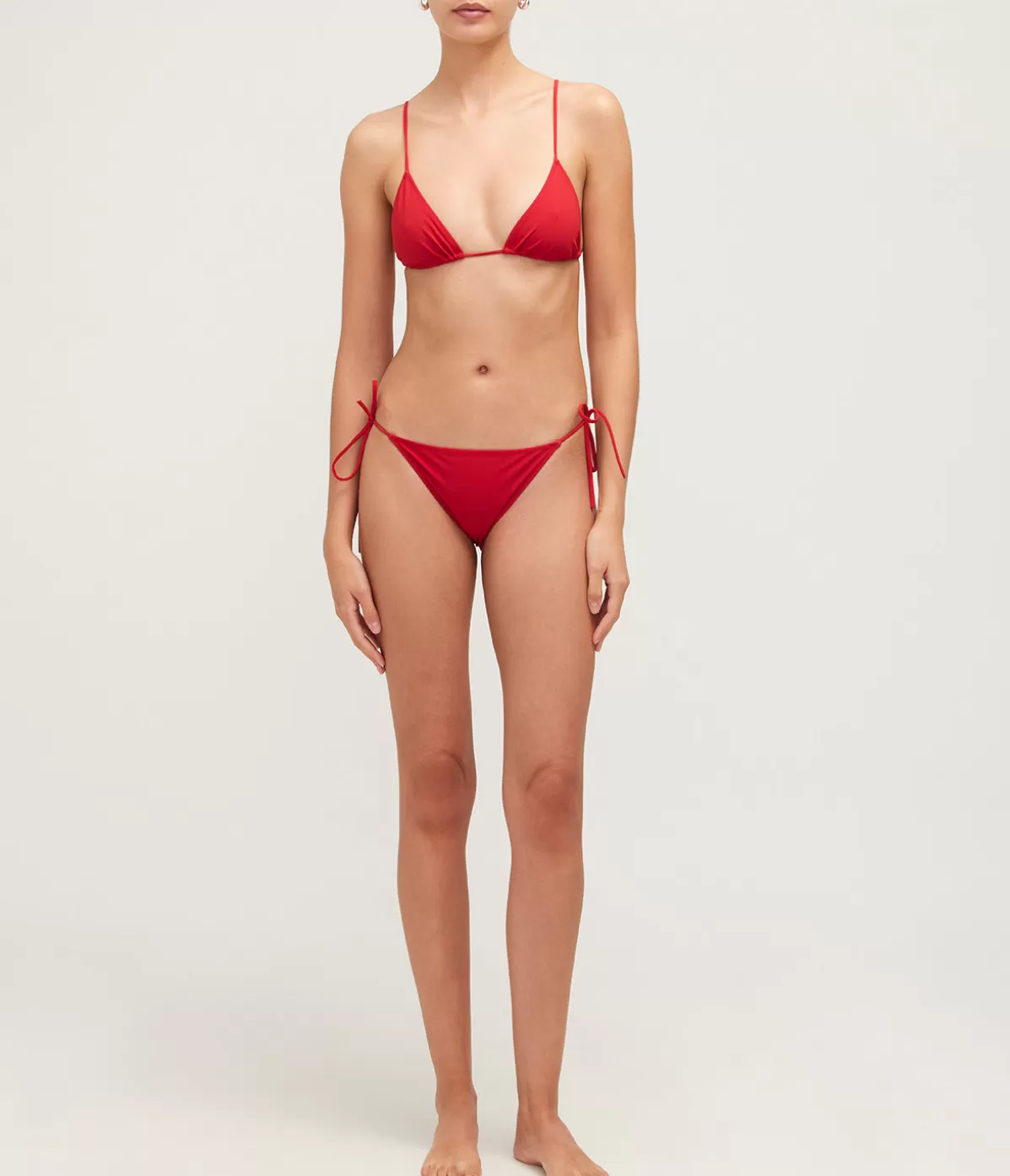 LIDO Venti Self Tie Bikini in Red Best Sale