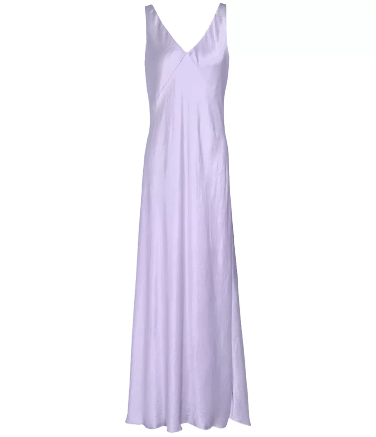 Vince V-Neck Maxi Slip Dress in Wisteria Fashion