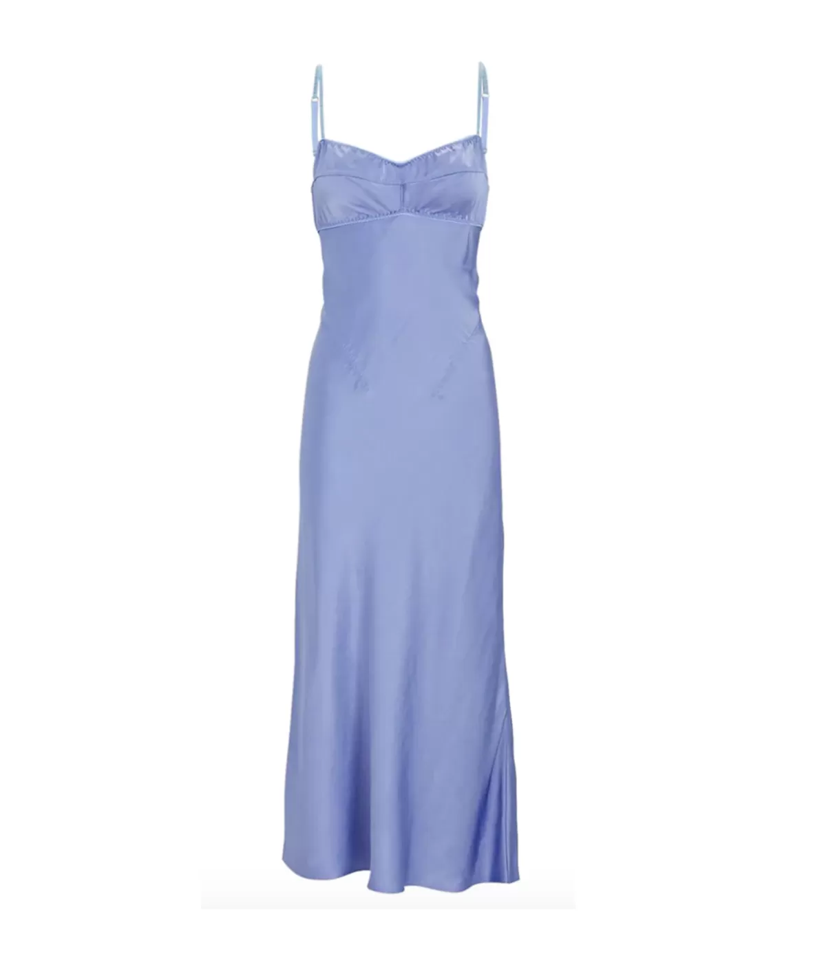 Anna October Waterlily Midi Dress in Sky Blue Cheap