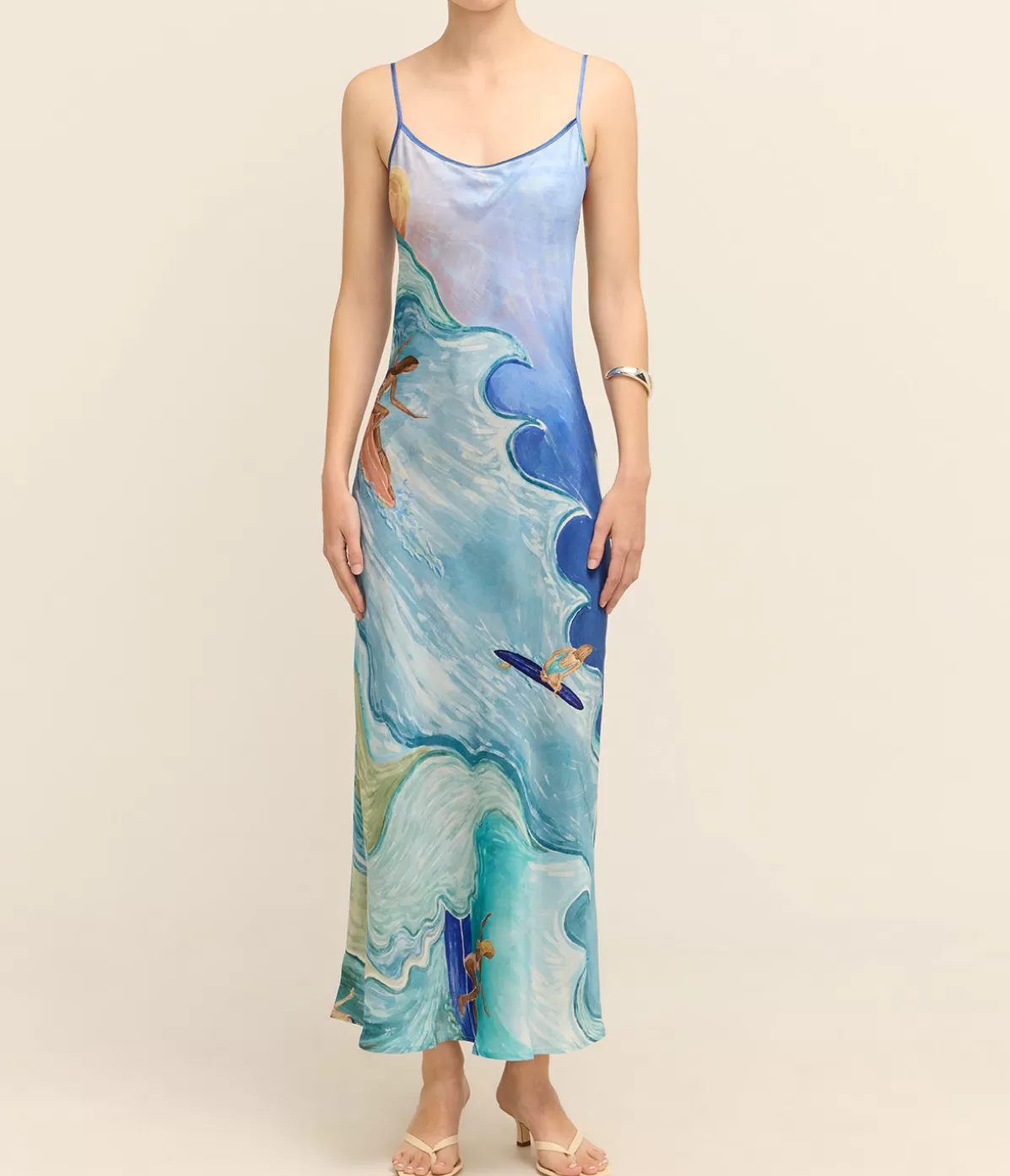 Roame Wessex Slip Dress in Apres Surf Flash Sale