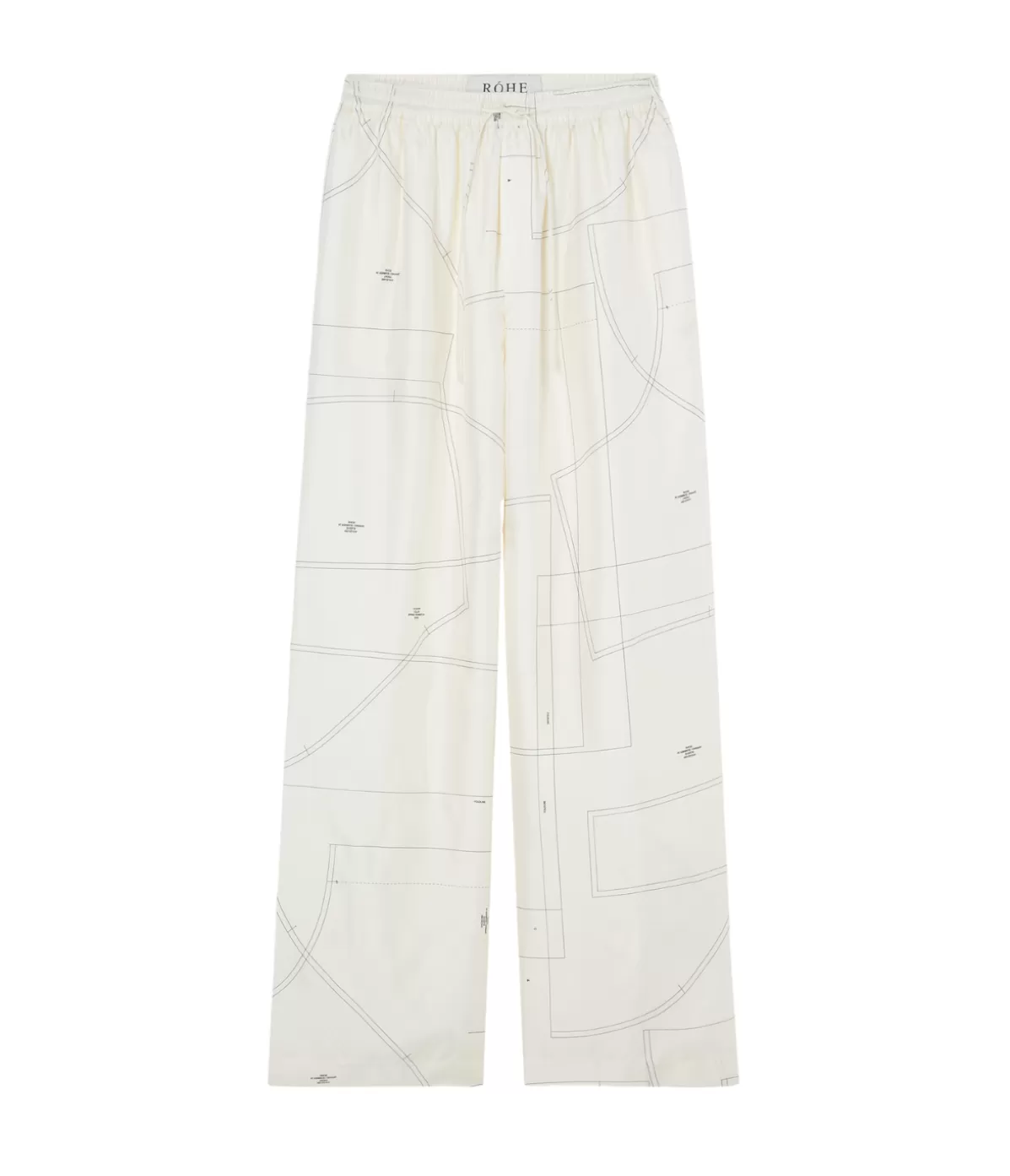 ROHE Wide Leg Silk Trouser in Patternmaking Best