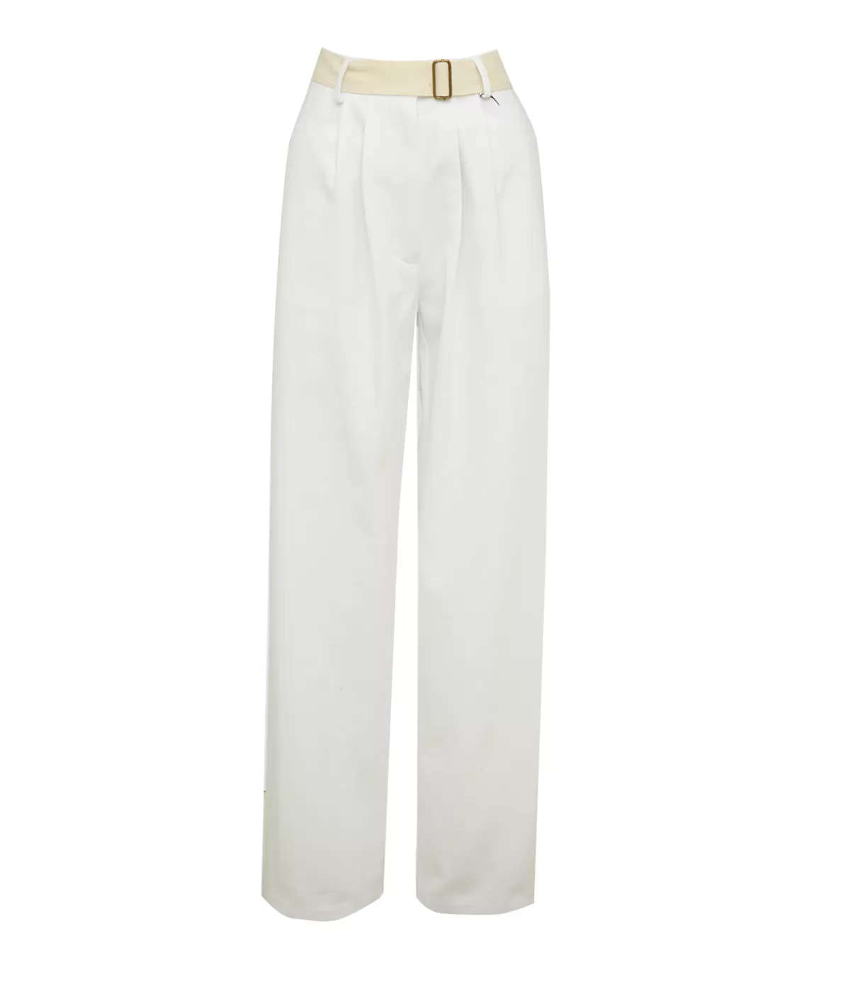 Albus Lumen Wide Leg Tailored Jeans in White New