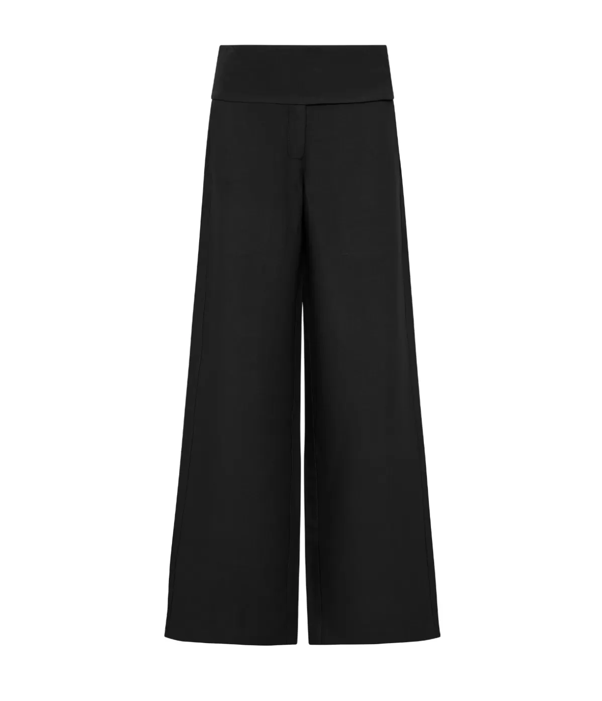 St Agni Wide Waistband Pants in Black Flash Sale