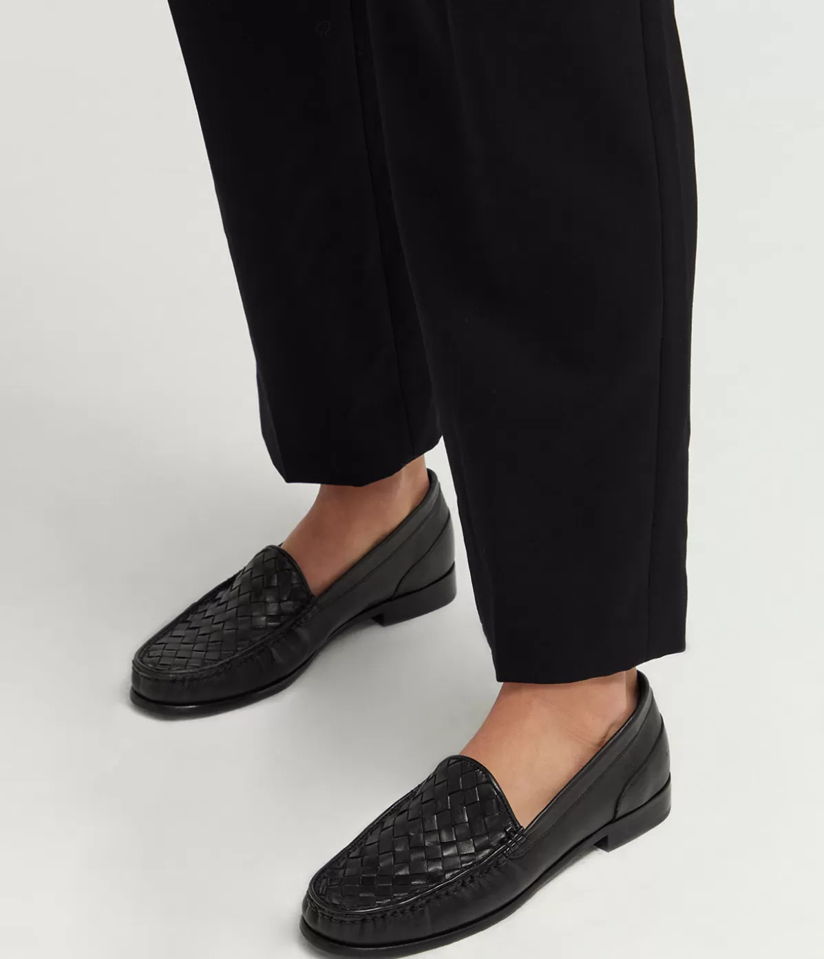 La Tribe Woven Loafer in Black Store