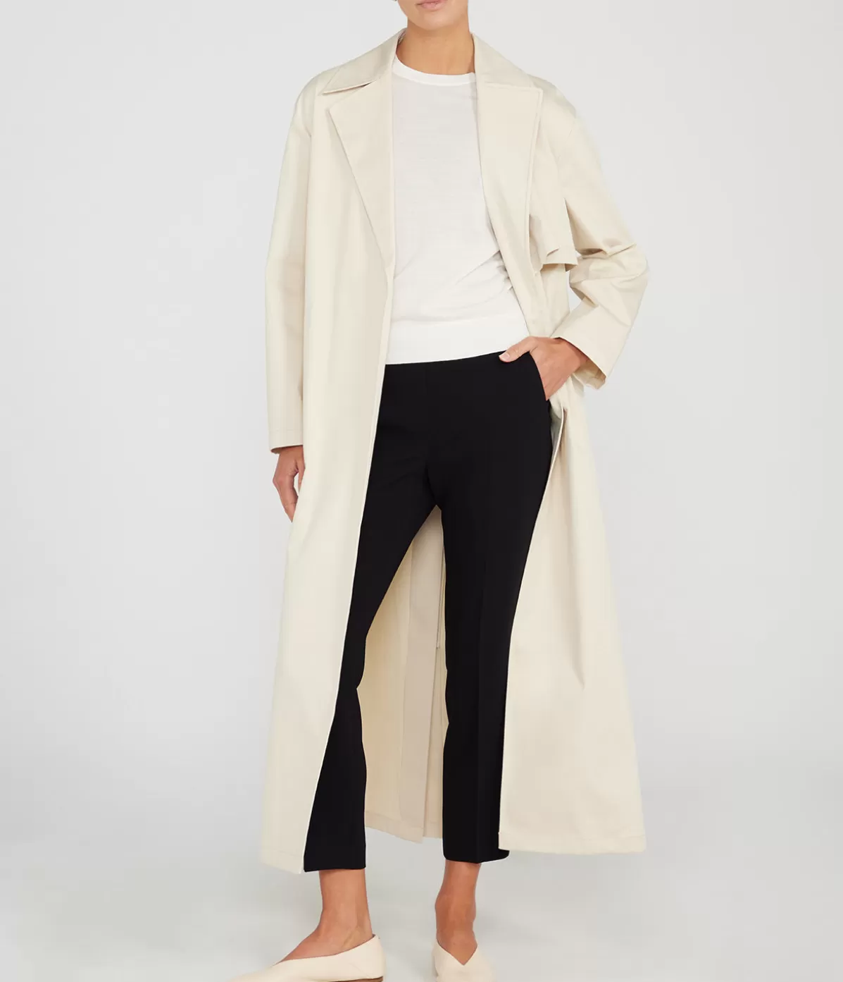 Theory Wrap Trench in Sand Discount