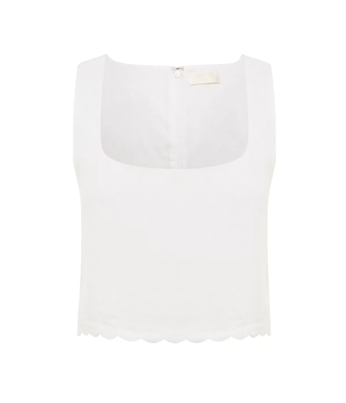 Posse Zayla Linen Top in Ivory Fashion