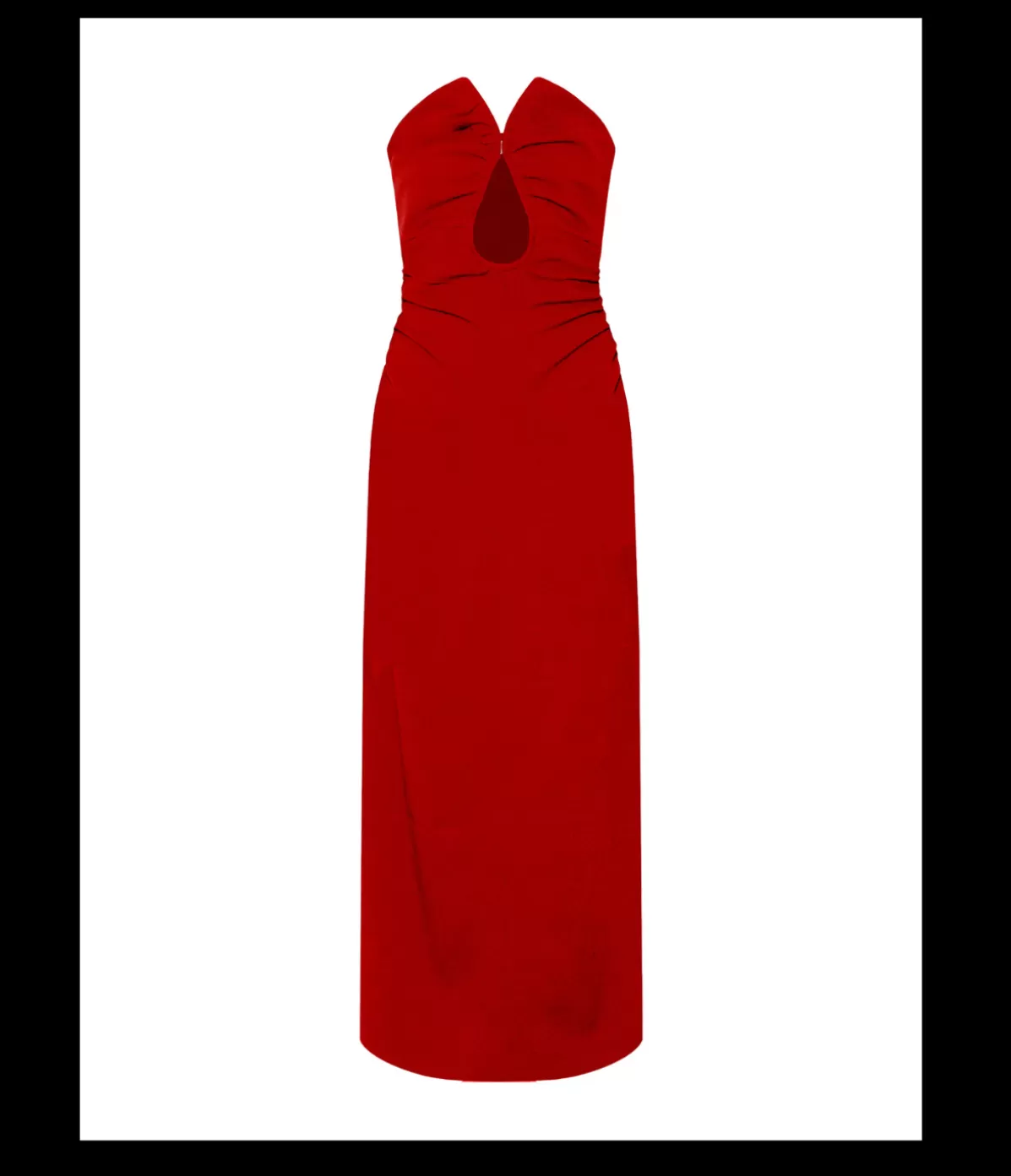 Wynn Hamlyn Zoe Bodice Dress in Red Hot